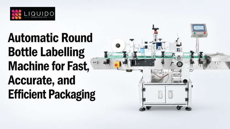 Automatic Round Bottle Labelling Machine for Fast, Accurate, and Efficient Packaging