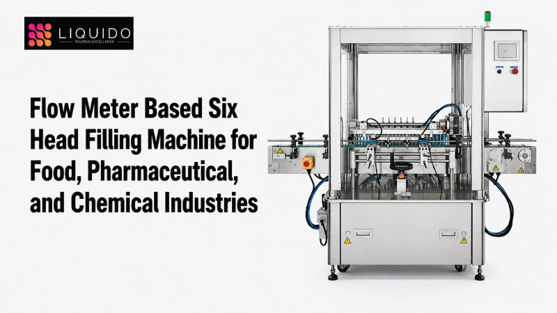 Flow Meter Based Six Head Filling Machine for Food, Pharmaceutical, and Chemical Industries