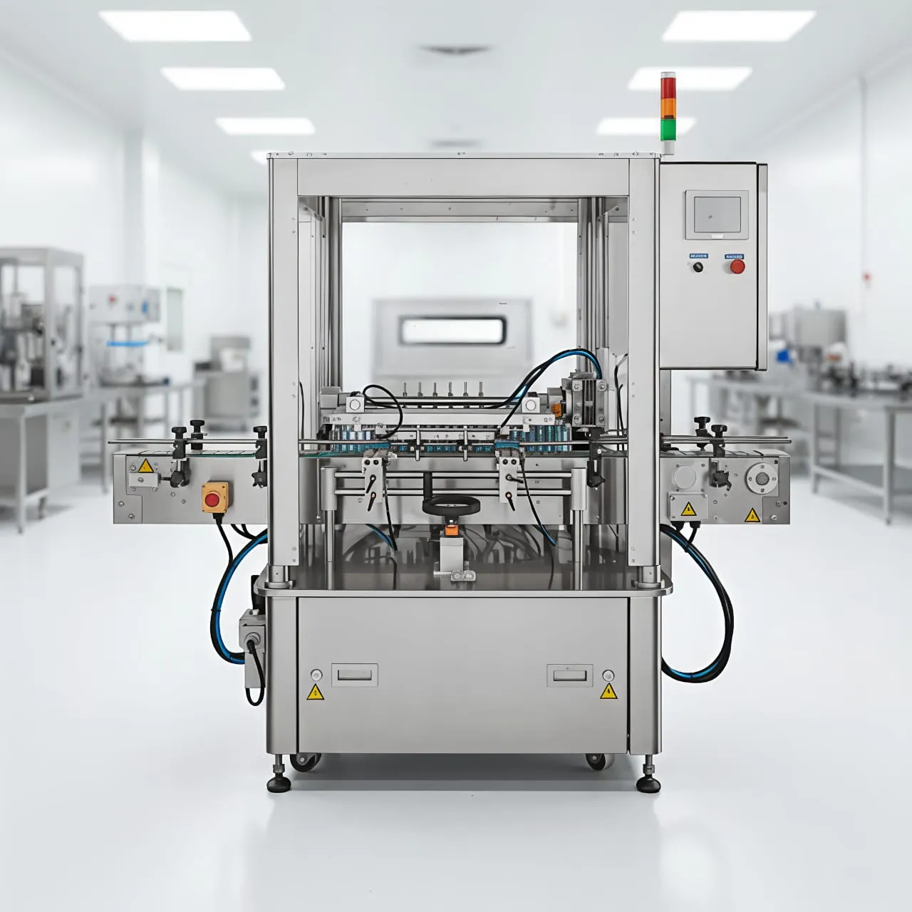 Flow Meter Based Six Head Liquid Filling Machine